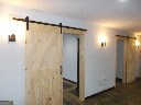 140 Walker St SW Unit A, Atlanta, GA 30313 - spare room featuring a barn door