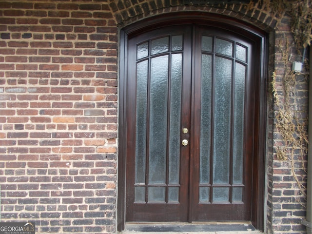 140 Walker St SW Unit A, Atlanta, GA 30313 - entrance to property featuring brick siding and french doors