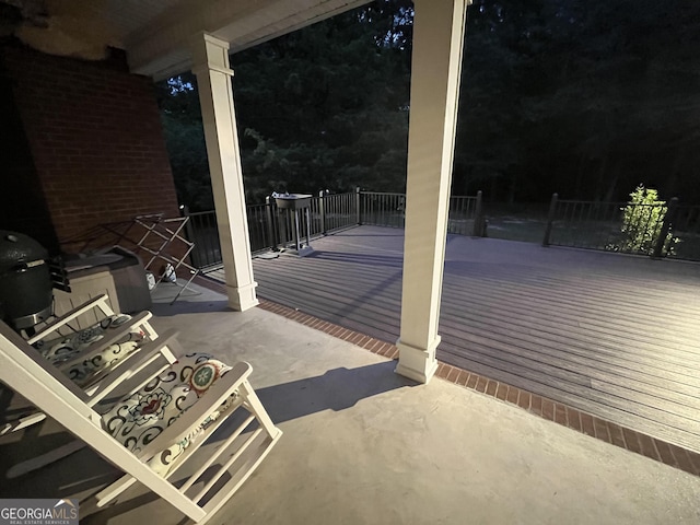 202 Maplewood Cir, Griffin, GA 30224 - view of patio featuring a wooden deck
