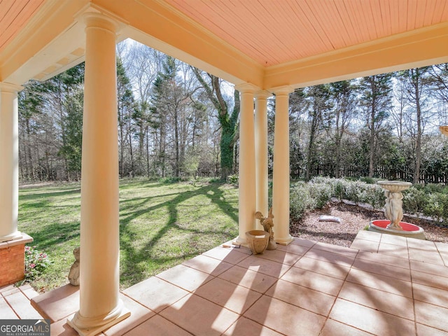 view of patio / terrace