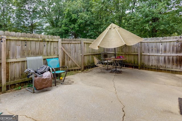 view of patio / terrace