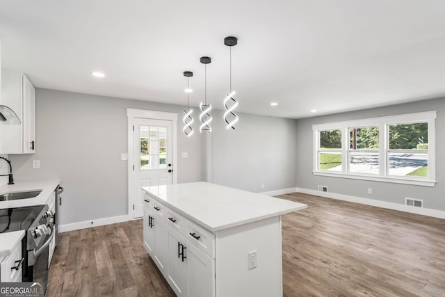 entryway with light hardwood / wood-style flooring