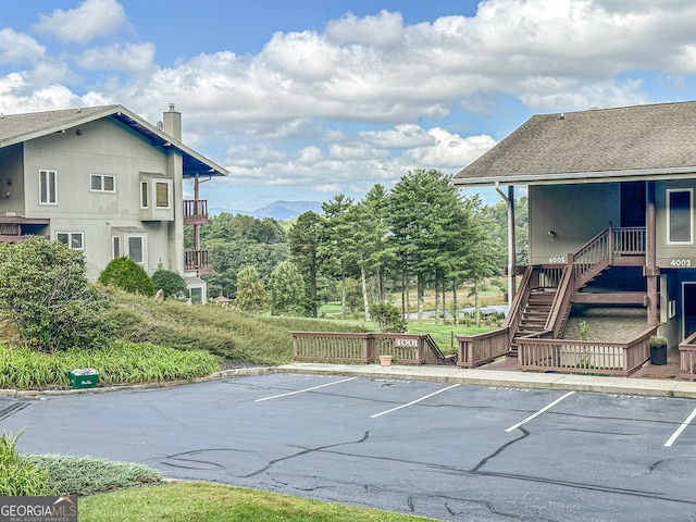 34 Sun Valley Cir Unit 8001, Sky Valley, GA 30537 - view of tennis court with stairs