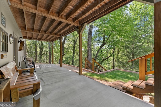 view of patio