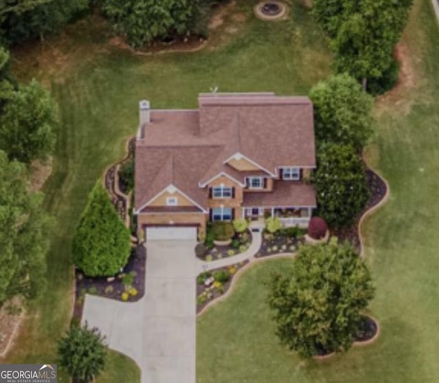 drone / aerial view