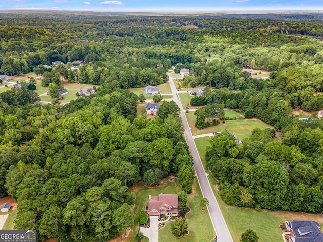 aerial view with a view of trees