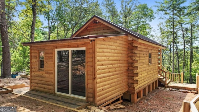 view of outbuilding