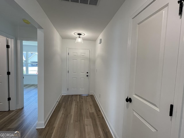 119 Savannah Way Unit C10, Milner, GA 30257 - hall with dark wood-style floors and baseboards