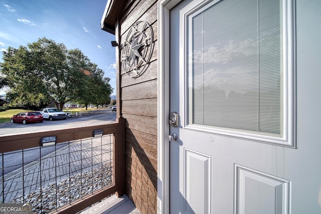 view of entrance to property