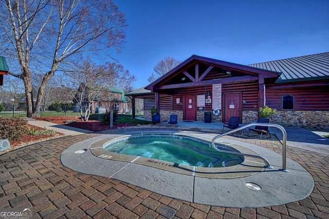 view of swimming pool