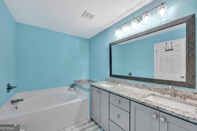 179 Bamboo Pt, Hartwell, GA 30643 - full bath featuring a bath and double vanity