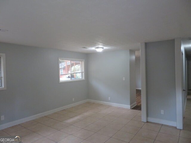 view of tiled empty room