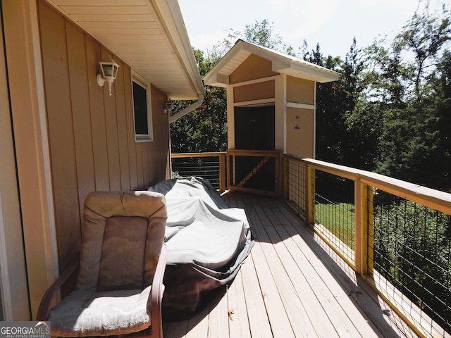 381 Hidden Lakeview Cir, Hiawassee, GA 30546 - view of deck