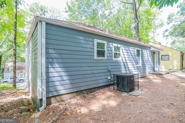 2836 Harlan Dr, Atlanta, GA 30344 - back of property featuring cooling unit