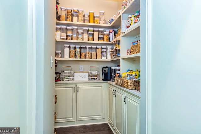 view of pantry