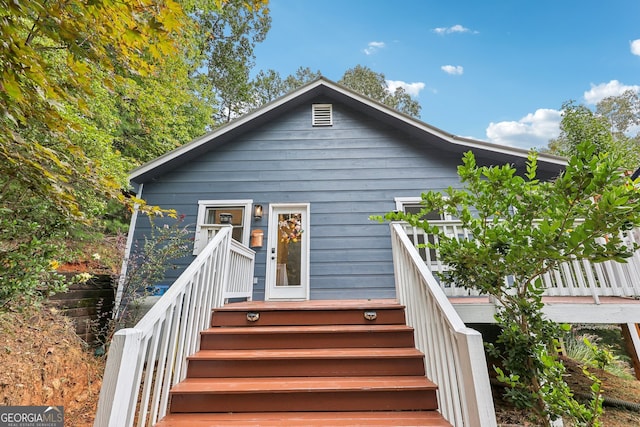 view of front of property