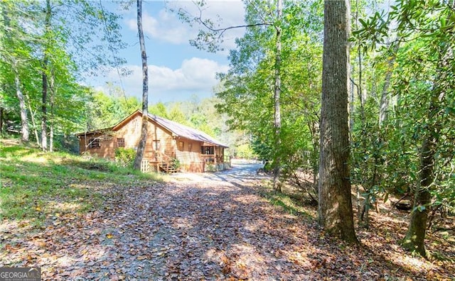 exterior space with driveway