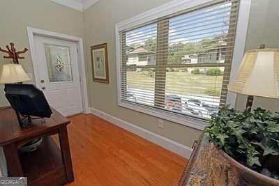 interior space featuring hardwood / wood-style floors