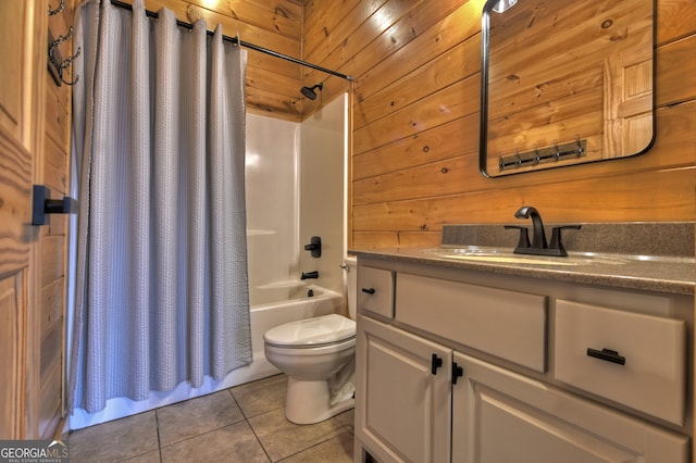 carpeted bedroom with ceiling fan, wood walls, access to outside, and wooden ceiling