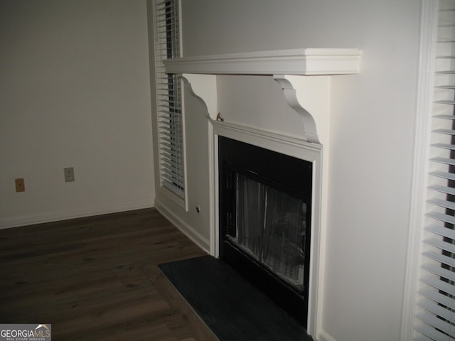 room details featuring wood-type flooring