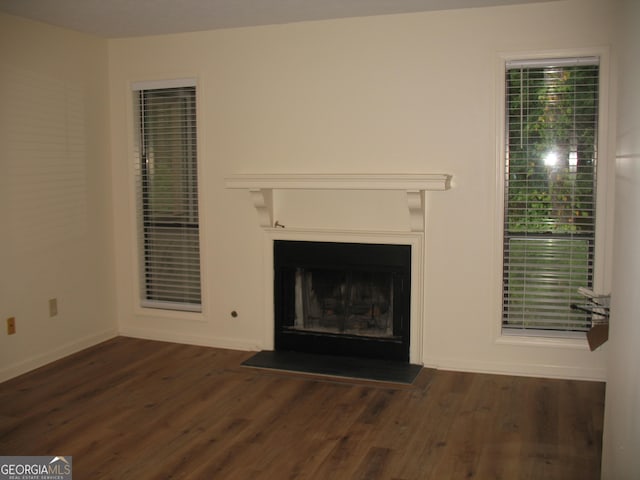 interior details featuring hardwood / wood-style floors