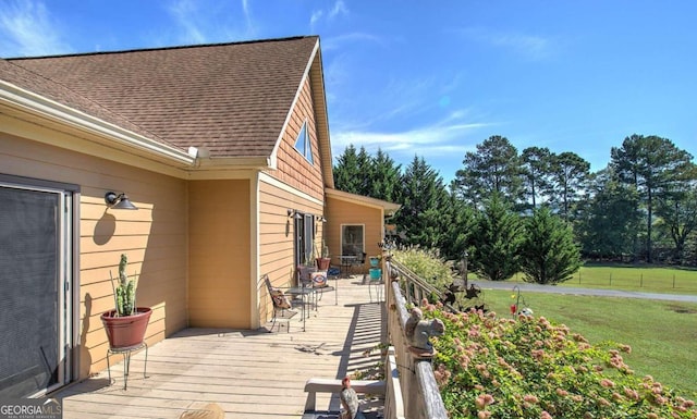 2051 Little Texas Valley Rd, Rome, GA 30165 - deck with a lawn