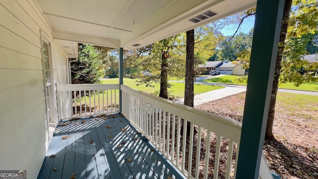 exterior space with covered porch