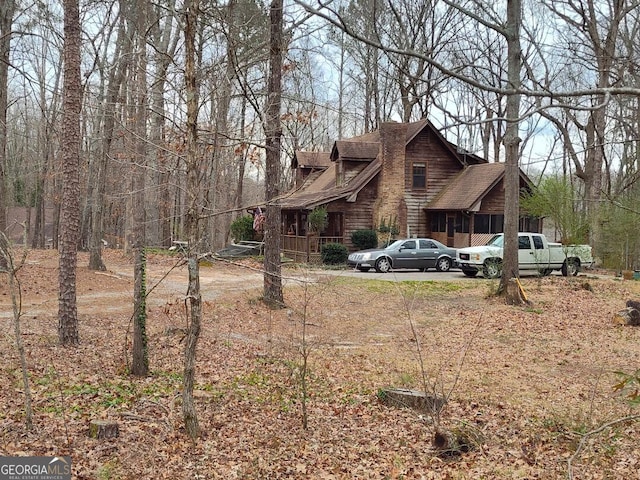 view of rear view of house