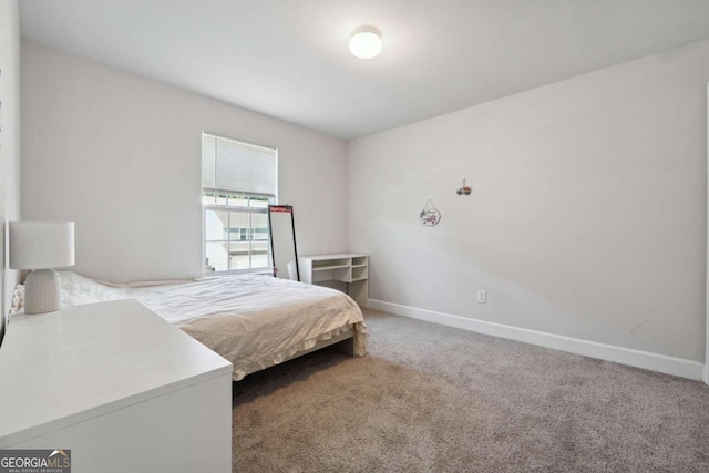 bedroom featuring carpet floors