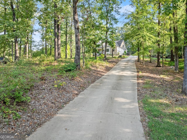 view of road