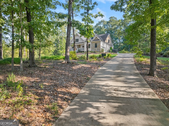 view of front of property