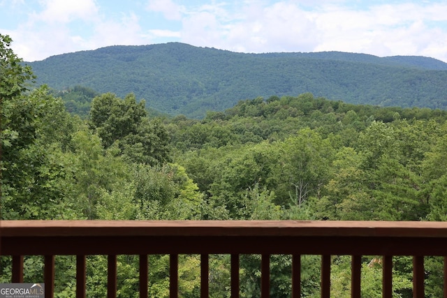26 Clarice Ln, Sautee Nacoochee, GA 30571 - view of mountain backdrop with a forest