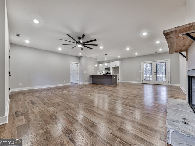 spare room with plenty of natural light