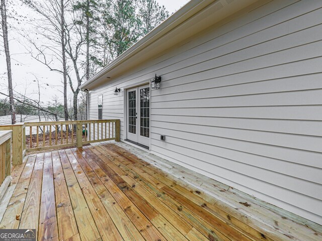 view of deck