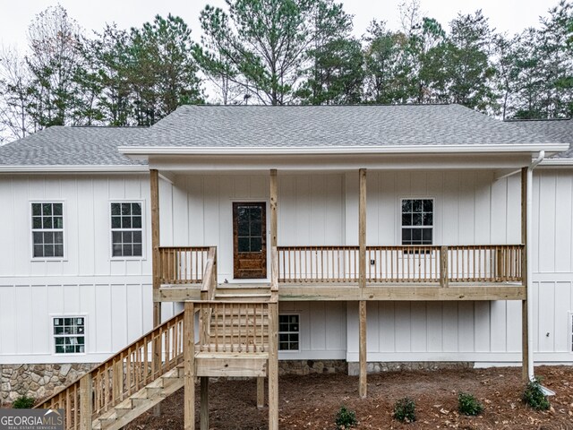 view of rear view of house