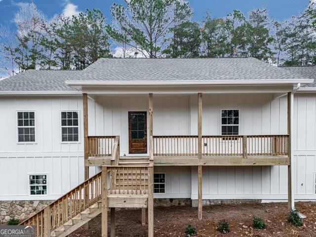 view of rear view of house