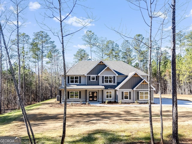 craftsman house featuring a porch