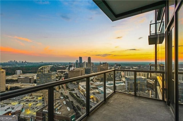 3630 Peachtree Rd Unit Ph3302, Atlanta, GA 30326 - balcony with a city view
