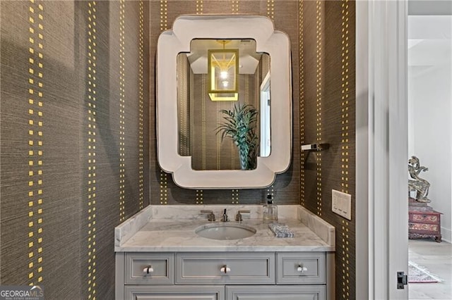 3630 Peachtree Rd Unit Ph3302, Atlanta, GA 30326 - bathroom with vanity