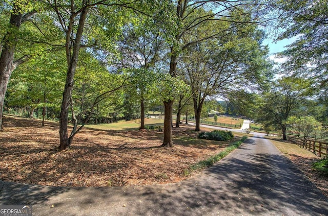 exterior space featuring fence