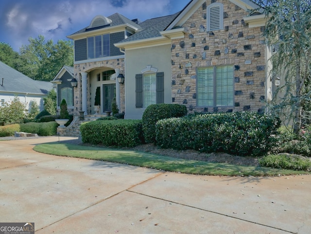 view of front of home