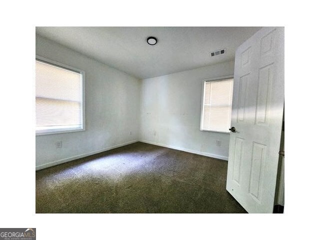 carpeted spare room with a healthy amount of sunlight