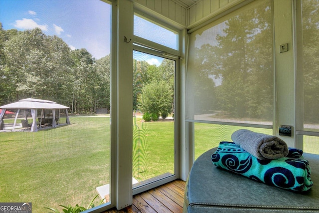 1370 Deerwood Cir, Stapleton, GA 30823 - view of sunroom