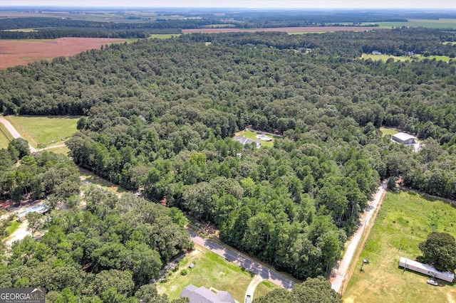 1370 Deerwood Cir, Stapleton, GA 30823 - aerial view of a heavily wooded area