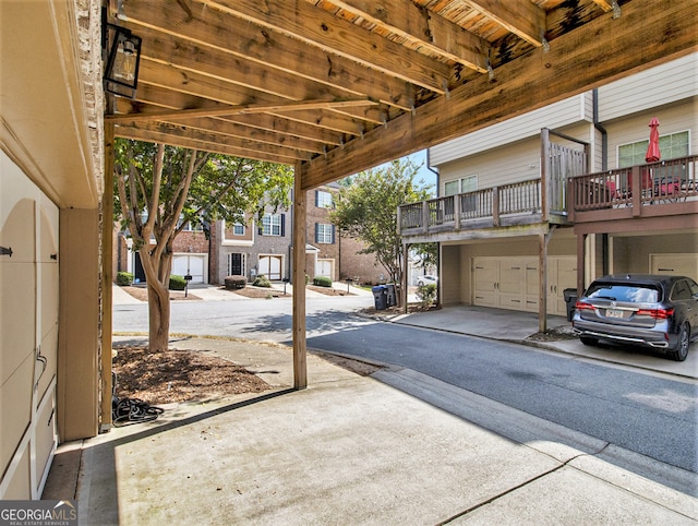 view of patio / terrace featuring a balcony