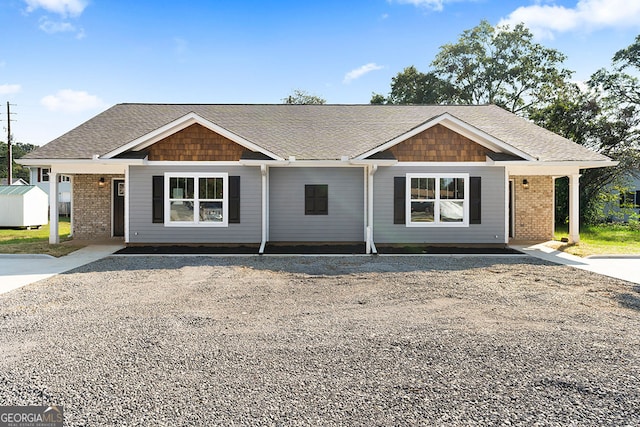 view of front of home