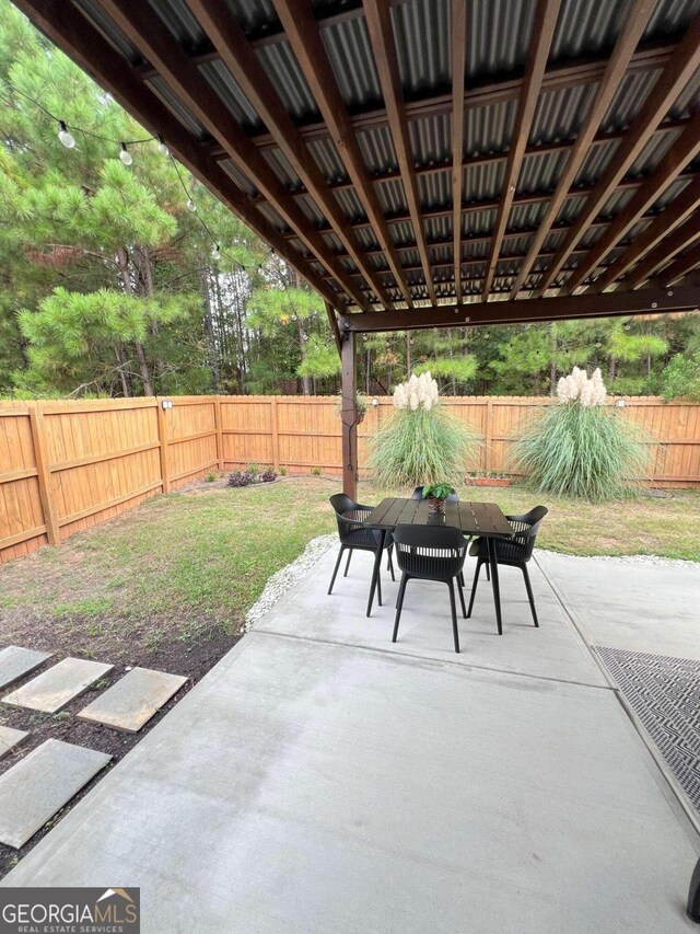 view of patio