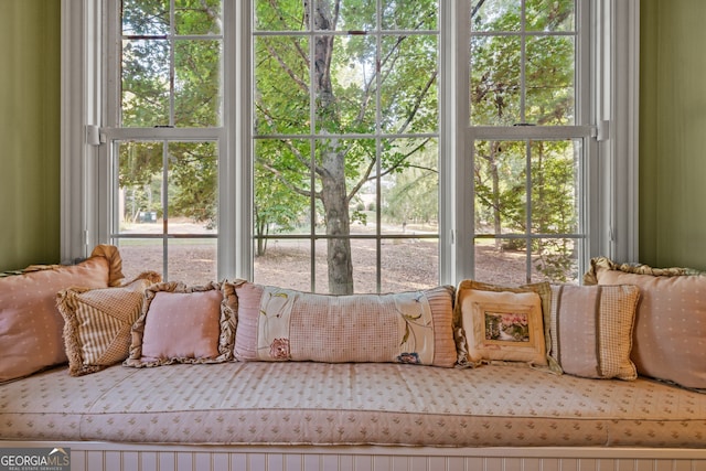 sunroom / solarium with a wealth of natural light