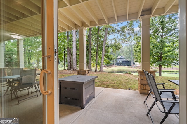 view of patio