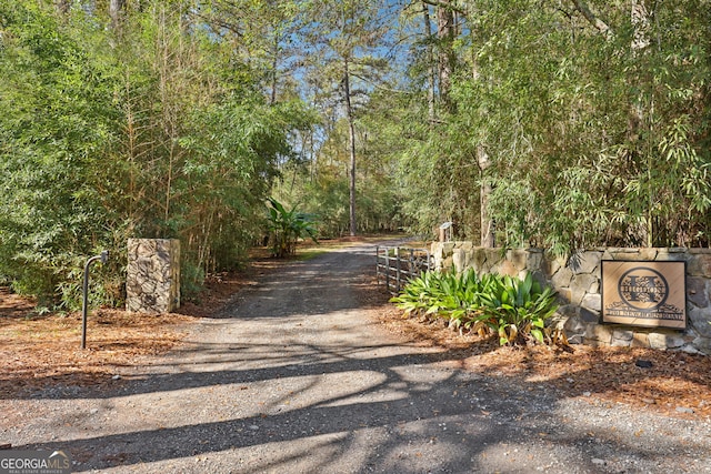 view of road